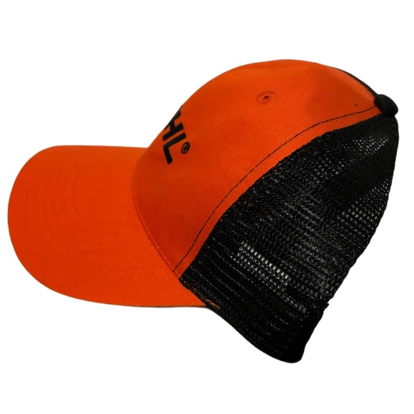 Unisex Adult Stihl Trucker Cap in Orange and Black - Picture 3 of 5